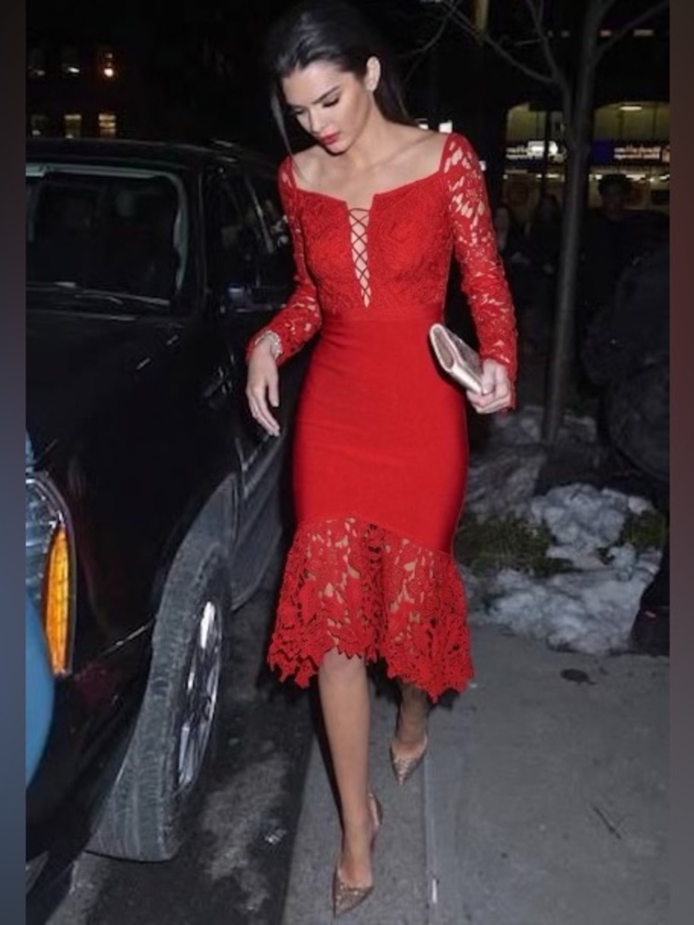 Alexander McQueen Lace Bandage Dress size Small